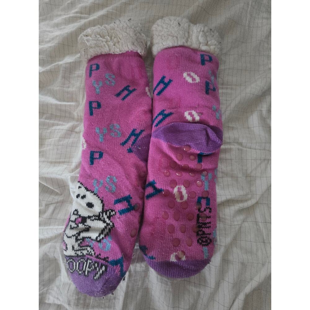 Snoopy Wool Sweater Socks OSFA